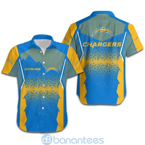 Los Angeles Chargers NFL Football Team Custom Name 3D All Over Printed Shirt For Fans Product Photo