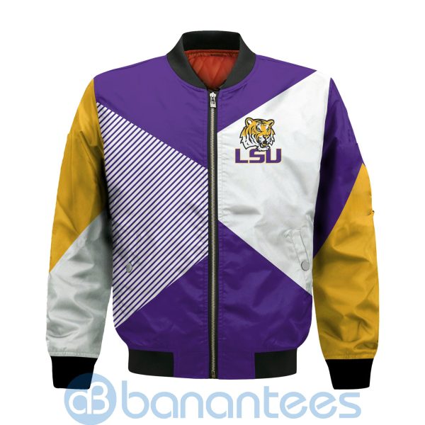 LSU Tigers Damn Right I Am Tigers Fan Now And Forever Bomber Jacket Product Photo