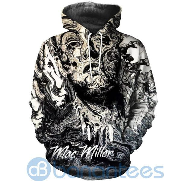 Mac Miller Black And White Abstract 3D Hoodie Product Photo
