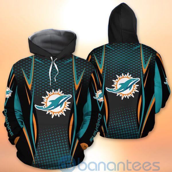 Miami Dolphins NFL American Football Sporty Design 3D All Over Printed Shirt Product Photo