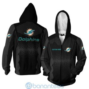 Miami Dolphins NFL Football Team Custom Name 3D All Over Printed Shirt Product Photo