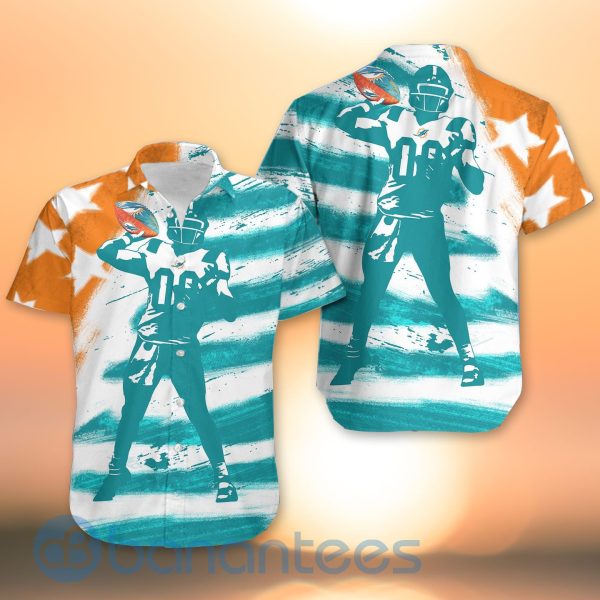 Miami Dolphins NFL Team Water Color 3D All Over Printed Shirt Product Photo
