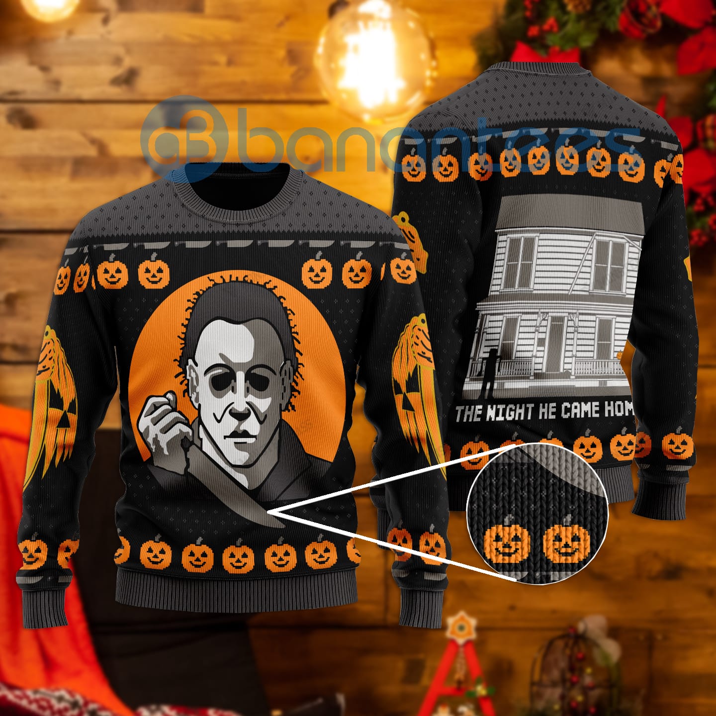 Michael Myers Halloween Halloween All Over Printed Ugly Christmas Sweater