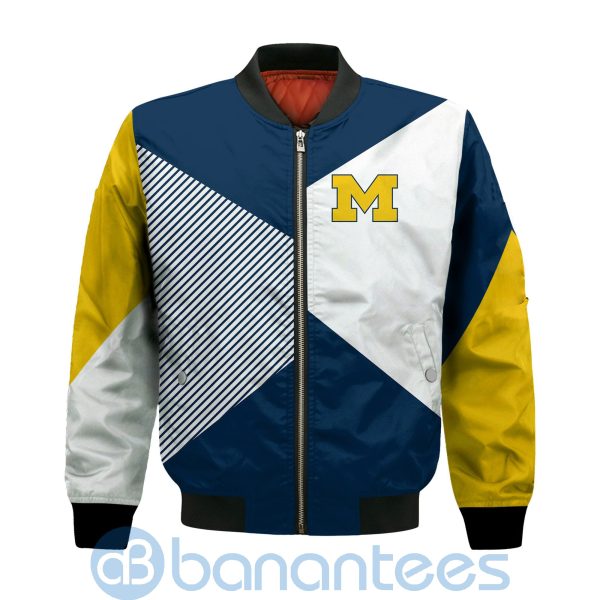 Michigan Wolverines Damn Right I Am Wolverines Fan Now And Forever Bomber Jacket Product Photo