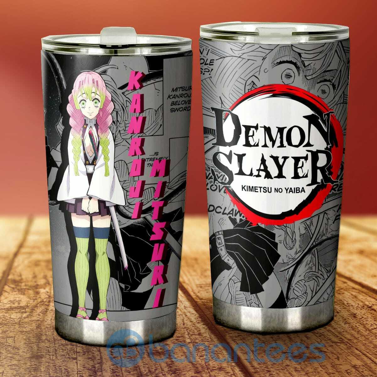 Mitsuri Kanroji Tumbler Custom Demon Slayer Anime Gifts For Fans