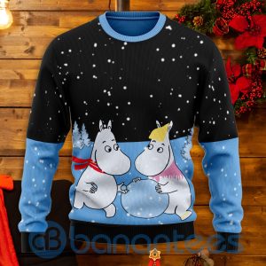 Moomins Friend All Over Printed Ugly Christmas Sweater Product Photo