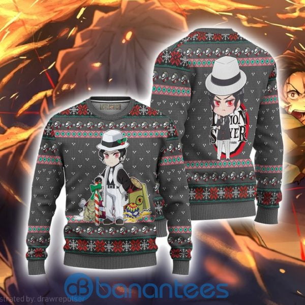 Muzan Kibutsuji Demon Slayer Anime Ugly Christmas Sweater All Over Printed Shirt Product Photo
