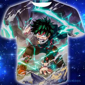 8 Izuku Midoriya Boku Anime Tshirt Design - Anime Design Png