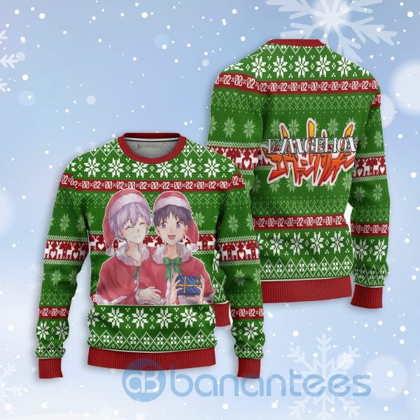 Neon Genesis Evangelion Kaworu X Shinji Anime Christmas All Over Printed 3D Shirt Product Photo
