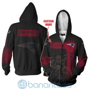 New England Patriots Mascot Custom Name 3D All Over Printed Shirt Product Photo