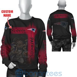 New England Patriots Mascot Custom Name 3D All Over Printed Shirt Product Photo