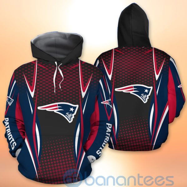 New England Patriots NFL American Football Sporty Design 3D All Over Printed Shirt Product Photo