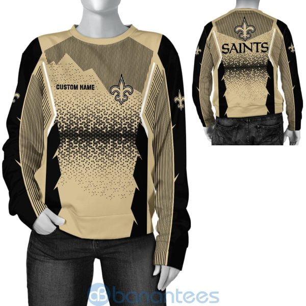 New Orleans Saints NFL Football Team Custom Name 3D All Over Printed Shirt For Fans Product Photo