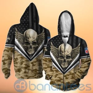 New Orleans Saints Skull Wings 3D All Over Printed Shirt Product Photo