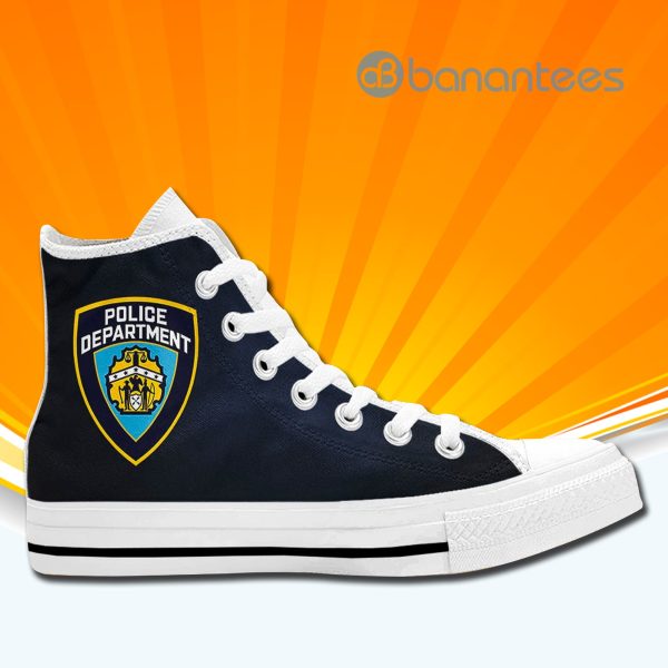 New York City Police Department Top Canvas Shoes Sneakers For Men And Women Product Photo