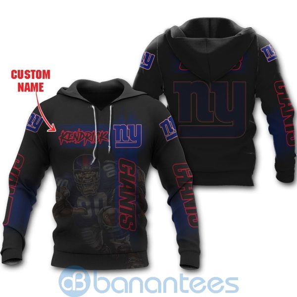 New York Giants Mascot Custom Name 3D All Over Printed Shirt Product Photo