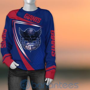 New York Giants NFL Skull American Football Sporty Design 3D All Over Printed Shirt Product Photo