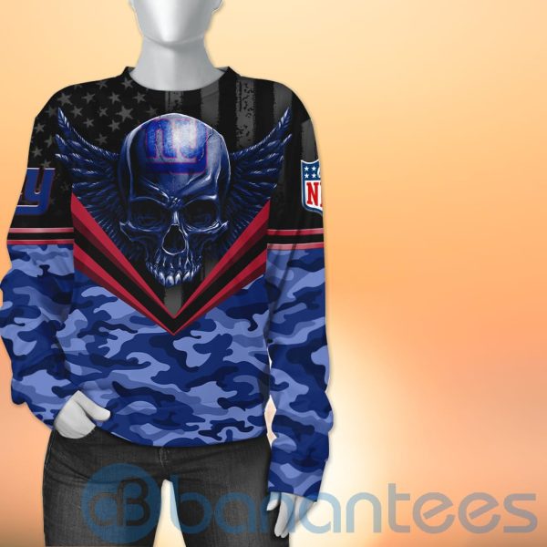 New York Giants Skull Wings 3D All Over Printed Shirt Product Photo