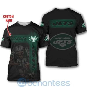 New York Jets Mascot Custom Name 3D All Over Printed Shirt Product Photo