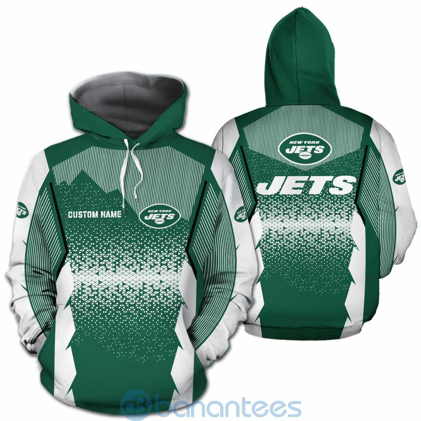 New York Jets NFL Football Team Custom Name 3D All Over Printed Shirt For Fans