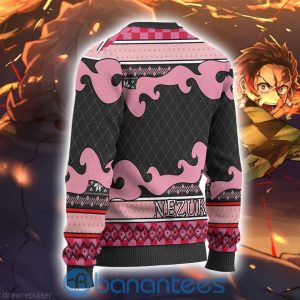 Nezuko Kamado Anime Ugly Christmas Sweater Demon Slayer Chibi Full Printed Shirt Product Photo