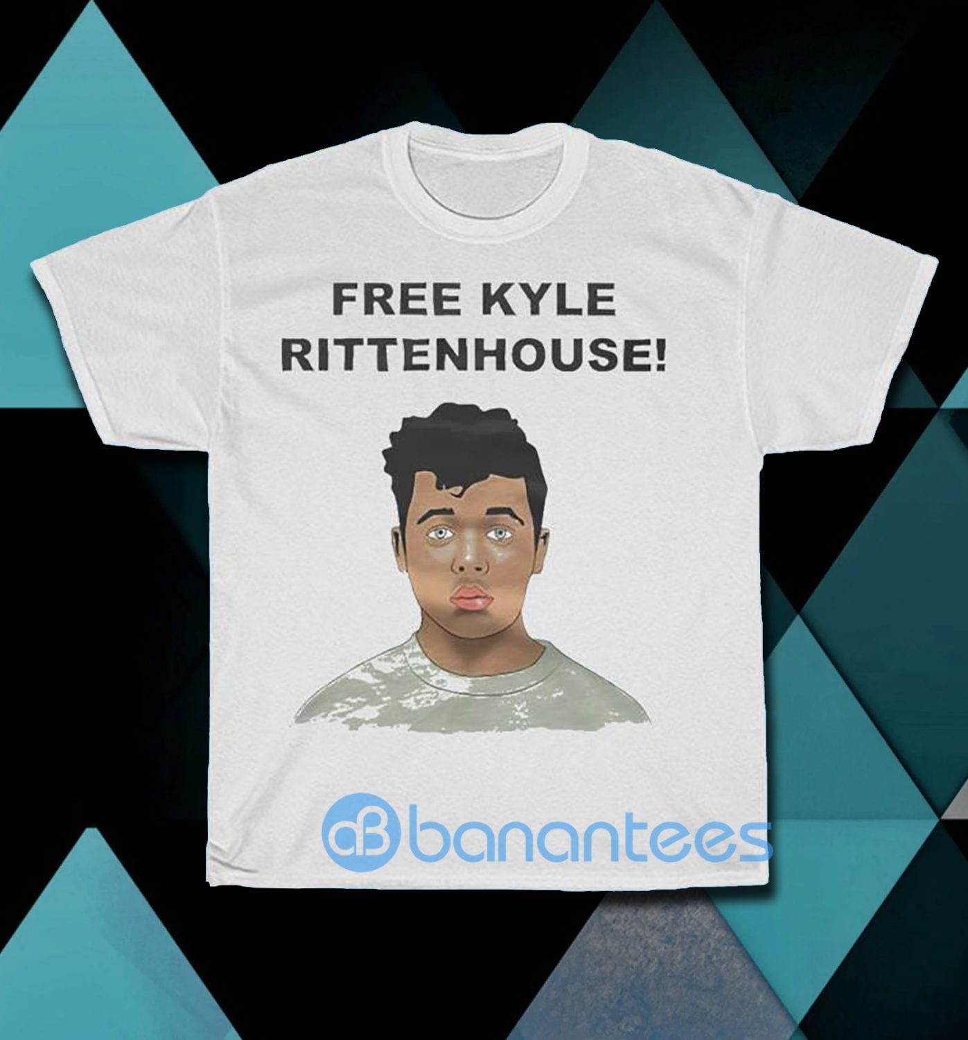 Free Kyle Rittenhouse Art White T-Shirt
