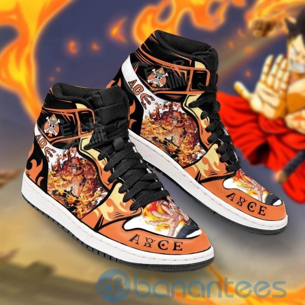 One Piece Portgas D. Ace Anime Lover Air Jordan Hightop Shoes Product Photo