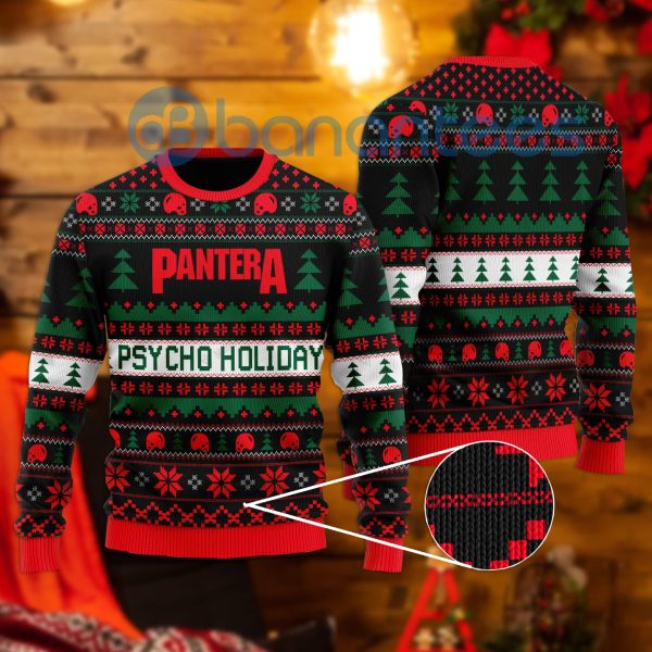 P.antera P.sycho Holiday All Over Printed Ugly Christmas Sweaters Product Photo