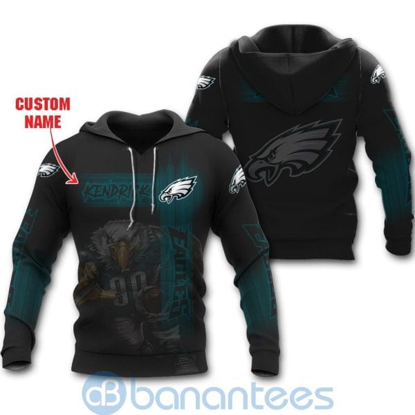 Philadelphia Eagles Mascot Custom Name 3D All Over Printed Shirt Product Photo