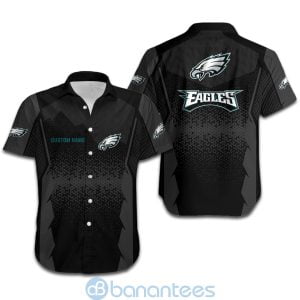 Philadelphia Eagles NFL Football Team Custom Name Black 3D All Over Printed Shirt Product Photo