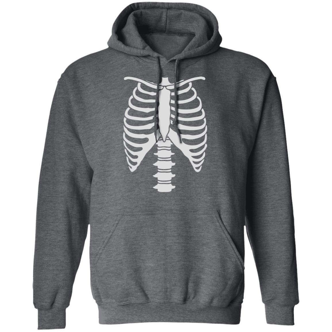 Long Bridgers Phoebe Skeleton Hoodie Sweatshirt Sleeves Banantees Halloween T-Shirt -