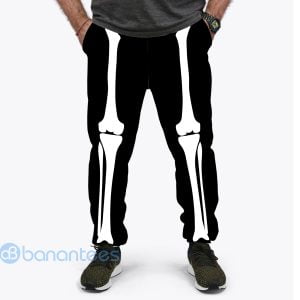 Phoebe Bridgers Skeleton Set Hoodie And Long Pant Set All Over Printed - 3D Long Pants - Black