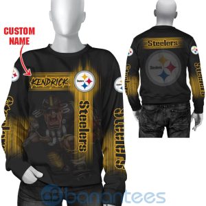 Pittsburgh Steelers Mascot Custom Name 3D All Over Printed Shirt Product Photo