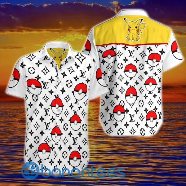 Pokemon Summer Short Sleeve Hawaiian Beach Shirt Product Photo