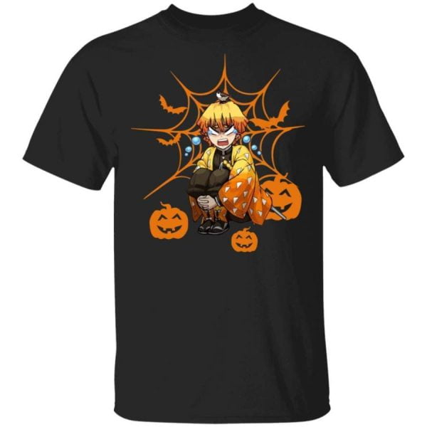 Pumpkin Zenitsu Demon Slayer Halloween T Shirt Product Photo