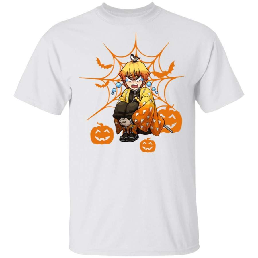 Pumpkin Zenitsu Demon Slayer Halloween T-Shirt