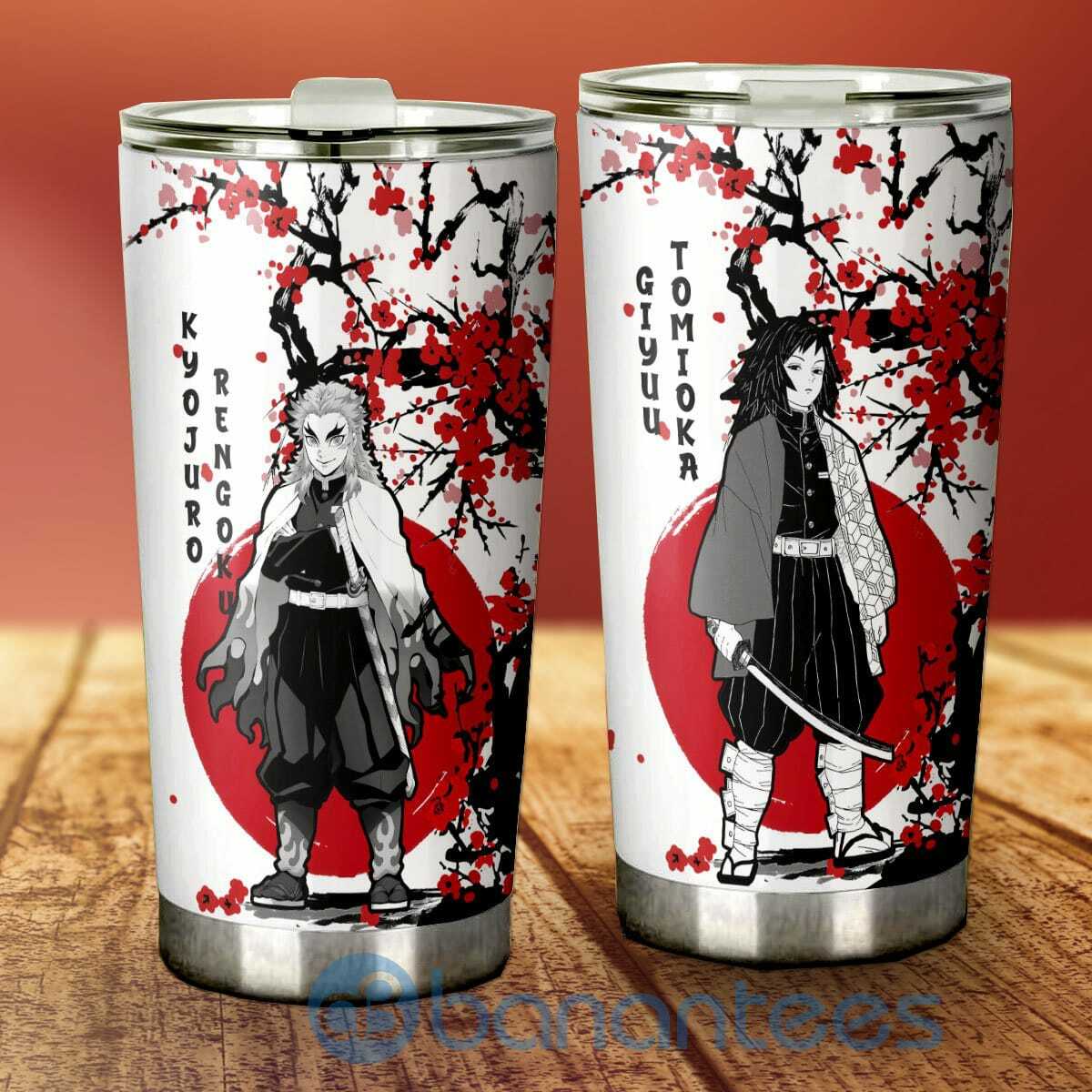 Rengoku And Giyuu Tumbler Custom Japan Style Demon Slayer Anime For Fans