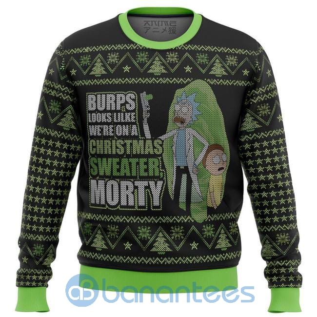 Rick And Morty We're In A Sweater Ugly Christmas 3D Sweater