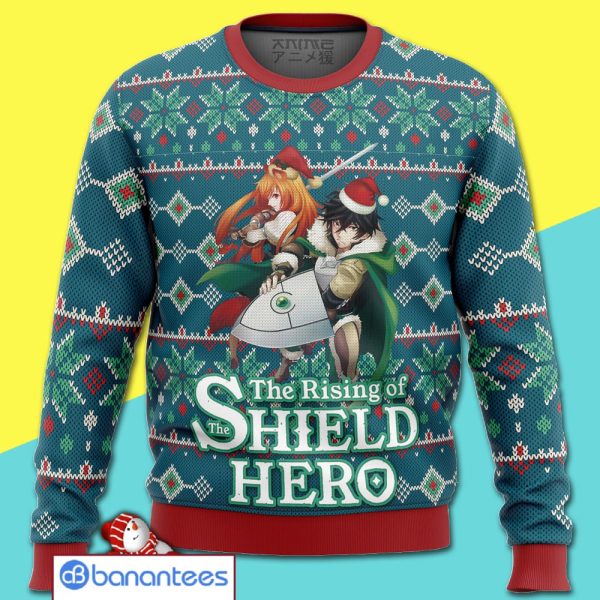 Rising Of The Shield Hero Merry Christmas All Over Print Ugly Sweater Product Photo