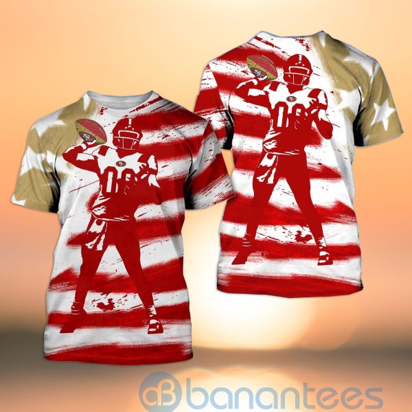San Francisco 49ers NFL Team Water Color 3D All Over Printed Shirt Product Photo