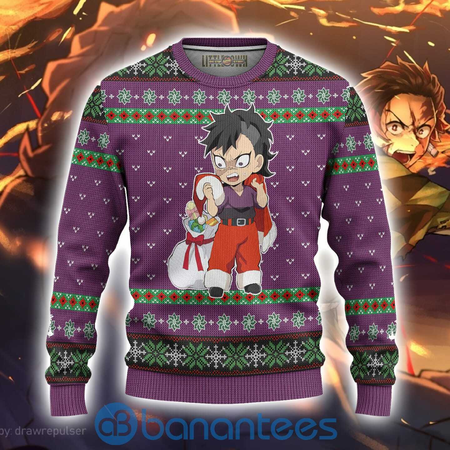 Sanemi Shinazugawa Demon Slayer Anime Ugly Christmas Sweater All Over Printed Shirt