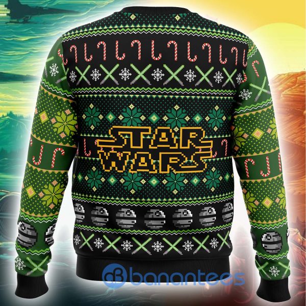 Season It Is Jolly To Be Yoda Ugly Christmas All Over Printed 3D Sweater Product Photo