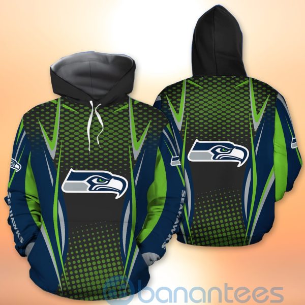 Seattle Seahawks NFL American Football Sporty Design 3D All Over Printed Shirt Product Photo