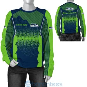 Seattle Seahawks NFL Football Team Custom Name Green 3D All Over Printed Shirt Product Photo