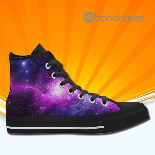 Space Galaxy Universe Milky High Top Canvas Shoes Sneakers For Men And Women Product Photo