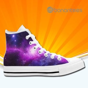Space Galaxy Universe Milky High Top Canvas Shoes Sneakers For Men And Women Product Photo