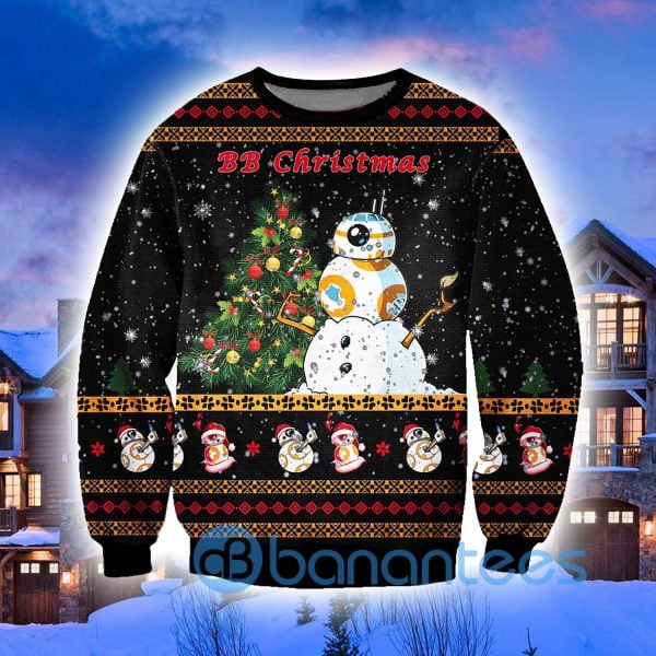 Star Wars BB Ugly Christmas All Over Printed 3D Sweater Product Photo