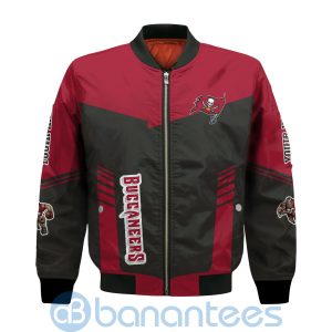 Tampa Bay Buccaneers American Football Team Logo Custom Name Bomber Jacket Product Photo