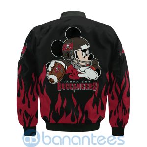 Tampa Bay Buccaneers Football Team Logo Disney Mickey Custom Name Bomber Jacket Product Photo