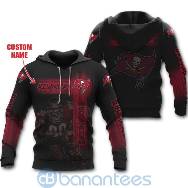 Tampa Bay Buccaneers Mascot Custom Name 3D All Over Printed Shirt Product Photo